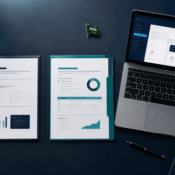 Business documents representing MISA license and MOCI registration process in Saudi Arabia